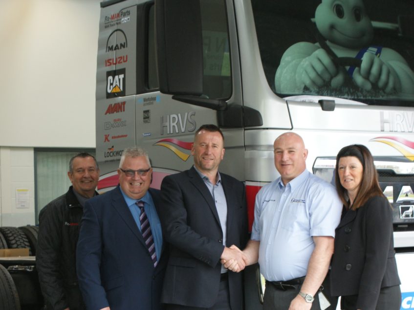 HRVS offically handover a MAN Truck to Michelin Training Centre!